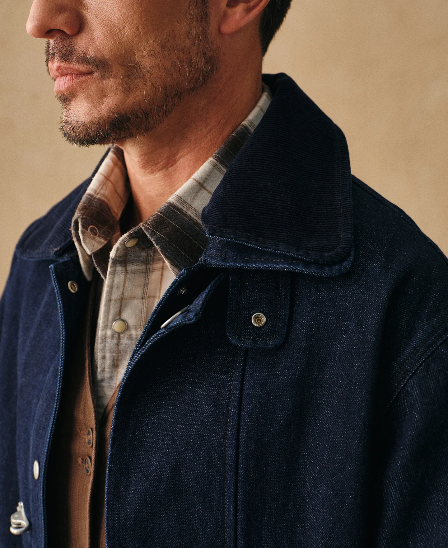 Denim fireman's jacket 4