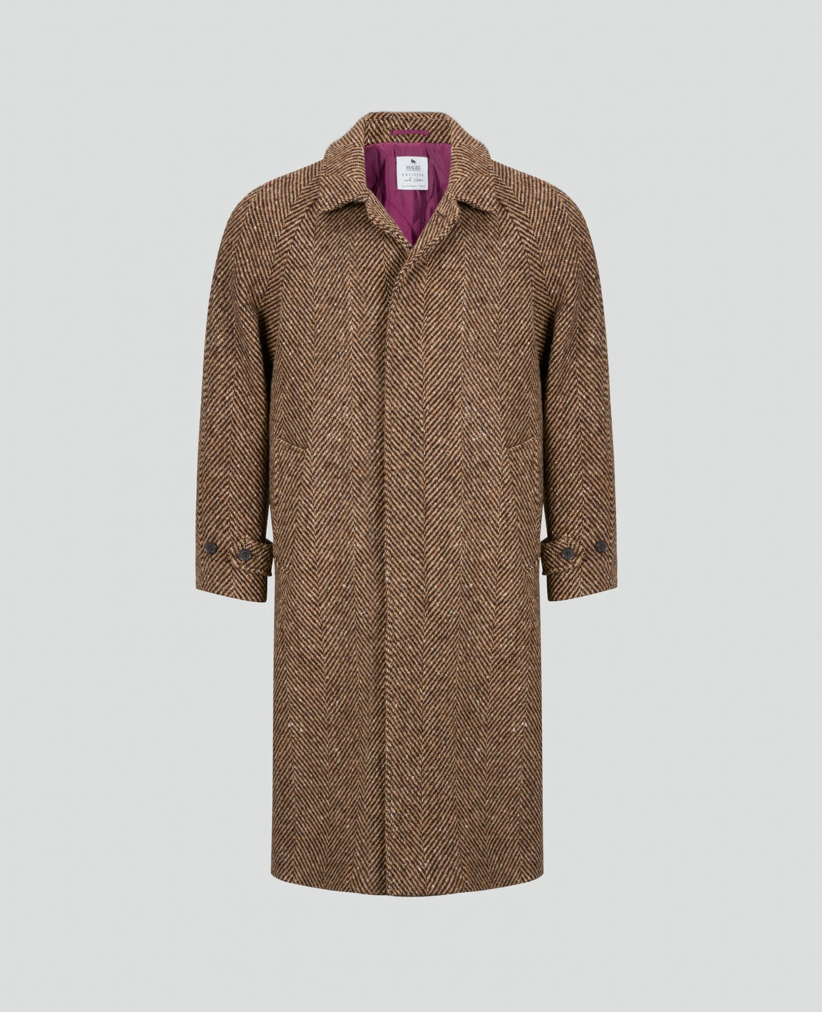 Corrib donegal tweed overcoat 5