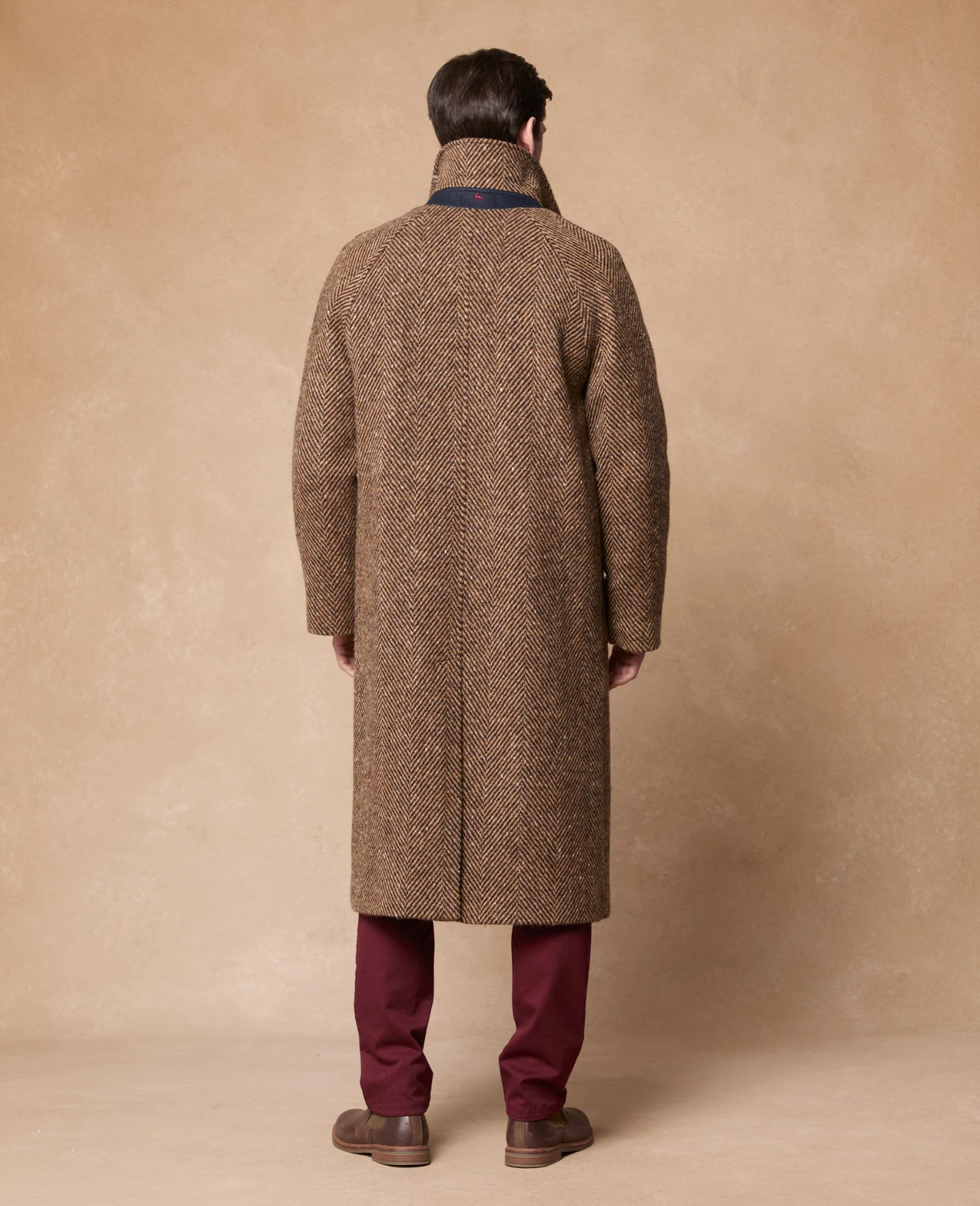 Corrib donegal tweed overcoat 3