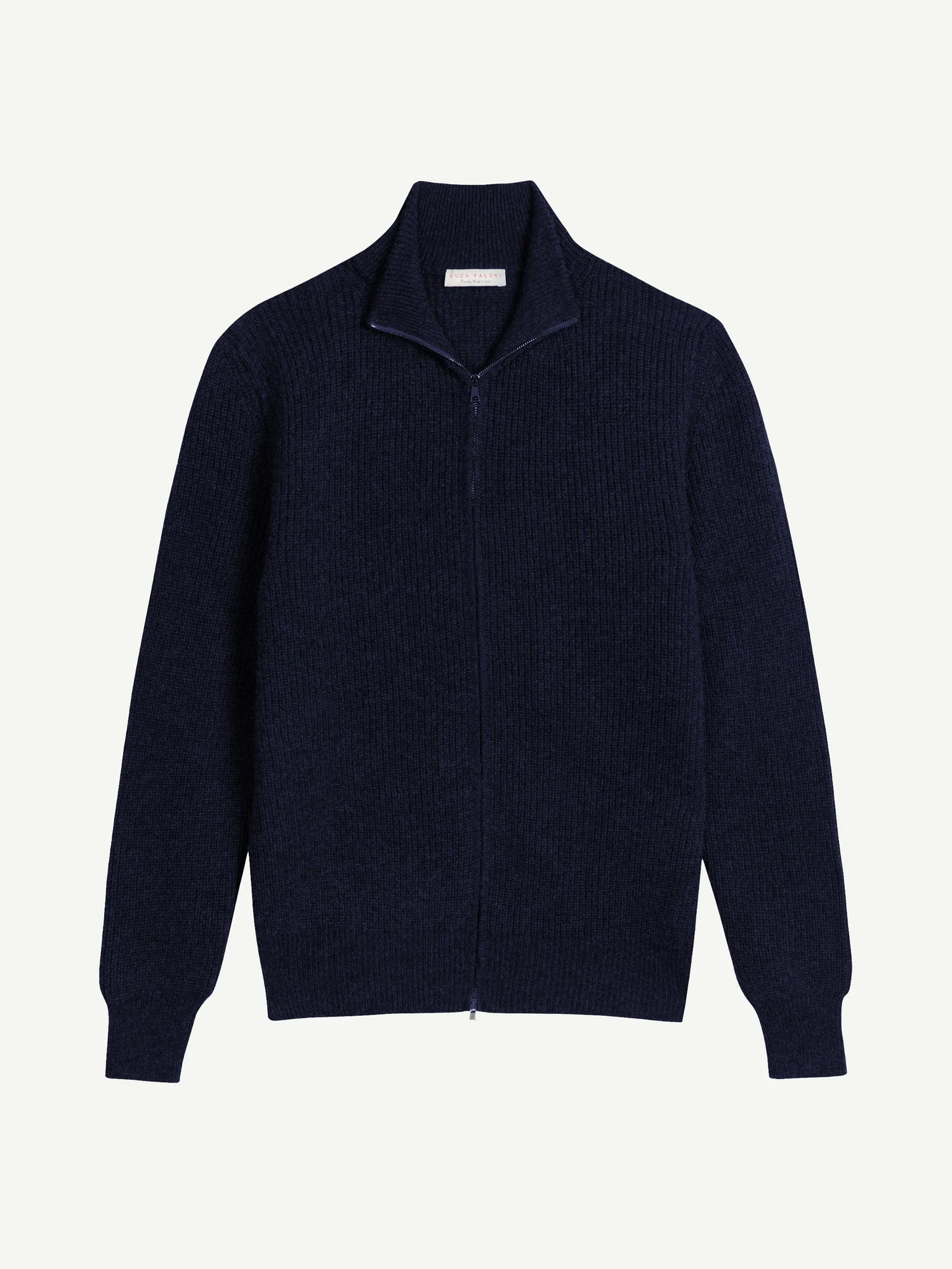 Chunky knit cashmere zip cardigan 5